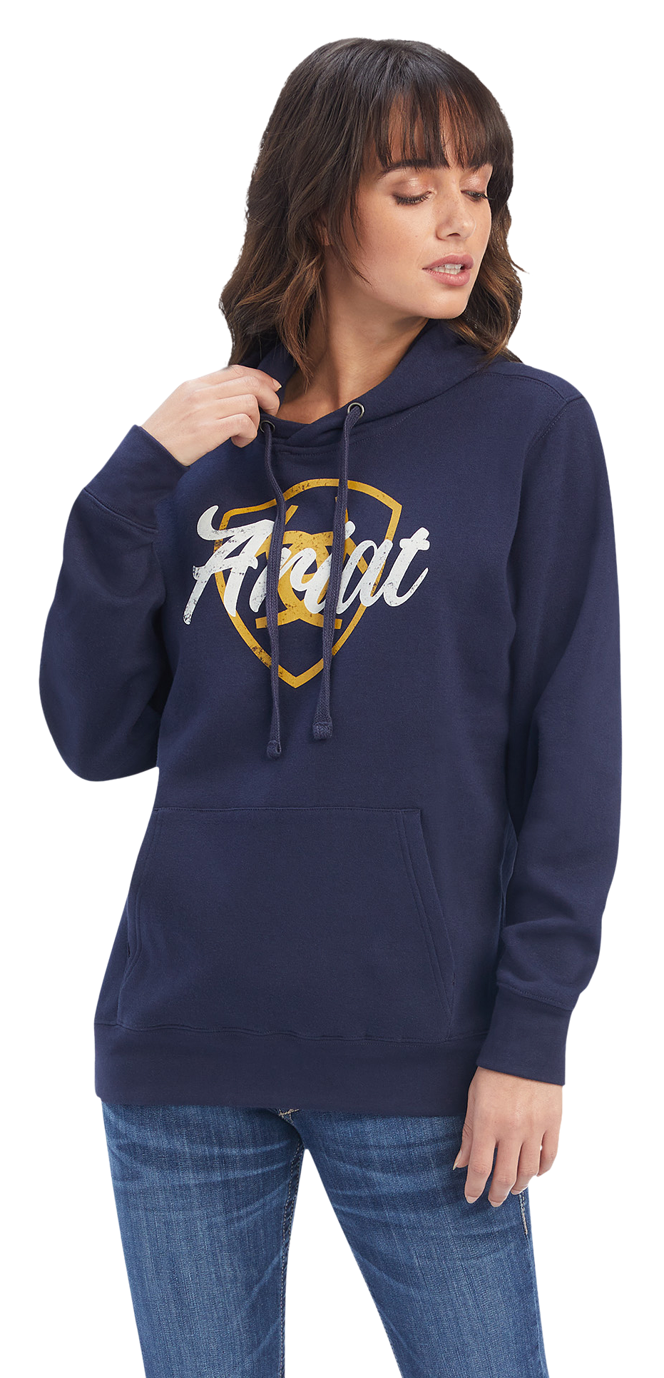 Ariat REAL Shield Logo Long-Sleeve Hoodie for Ladies | Bass Pro Shops